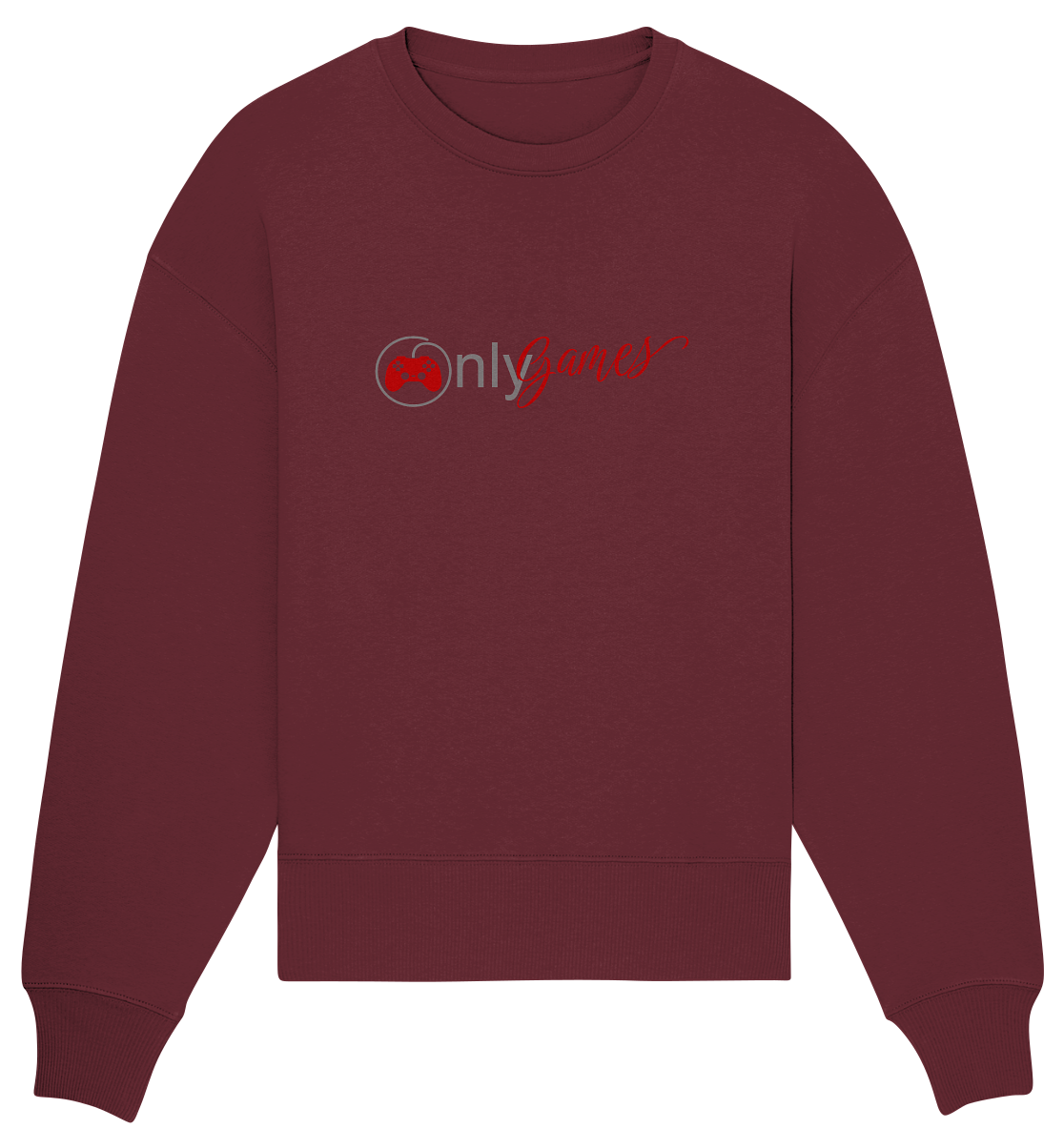 Trashball "Only Games" - Organic Oversize Sweatshirt