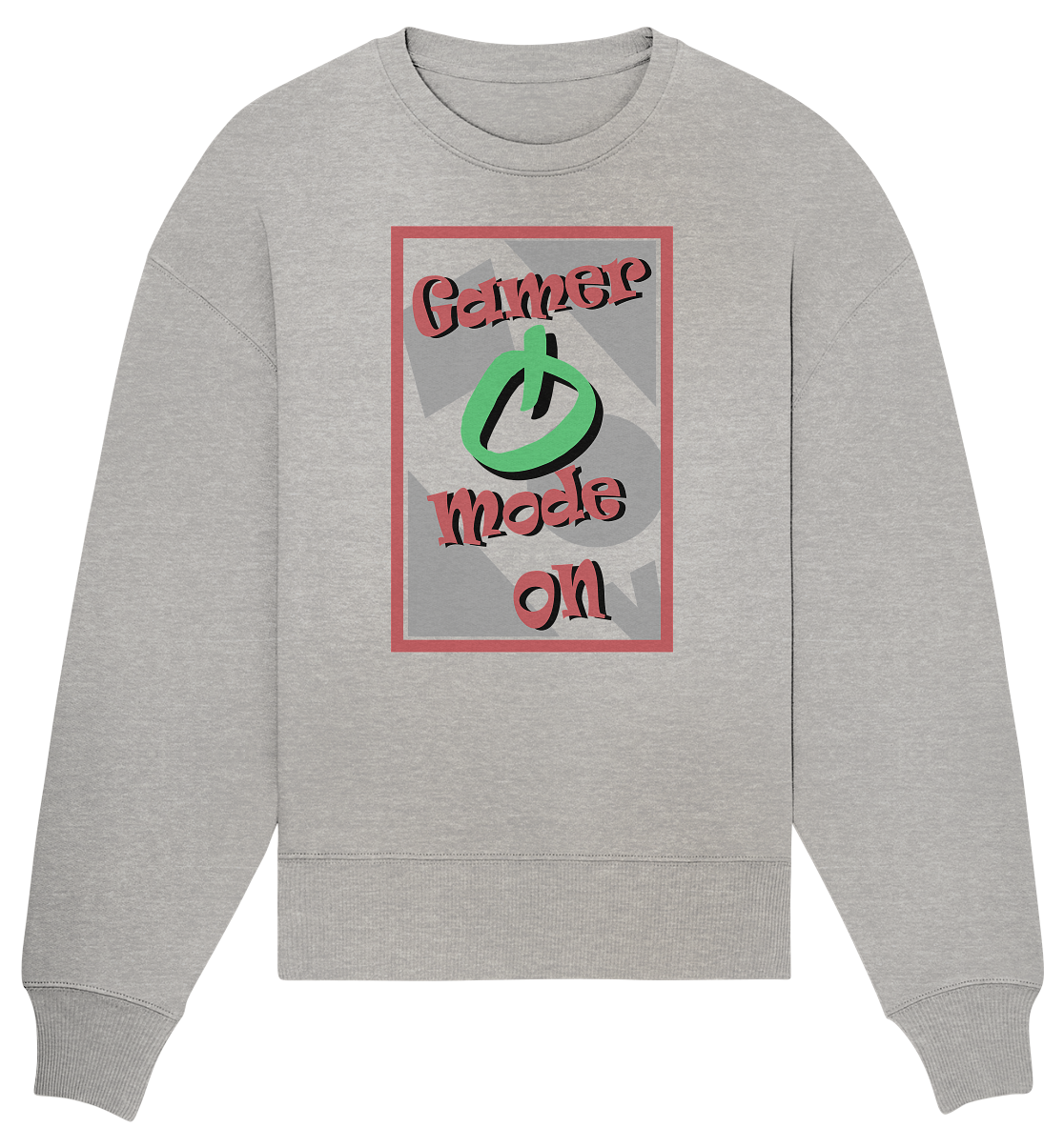 Trashball "Gamer Mode" - Organic Oversize Sweatshirt