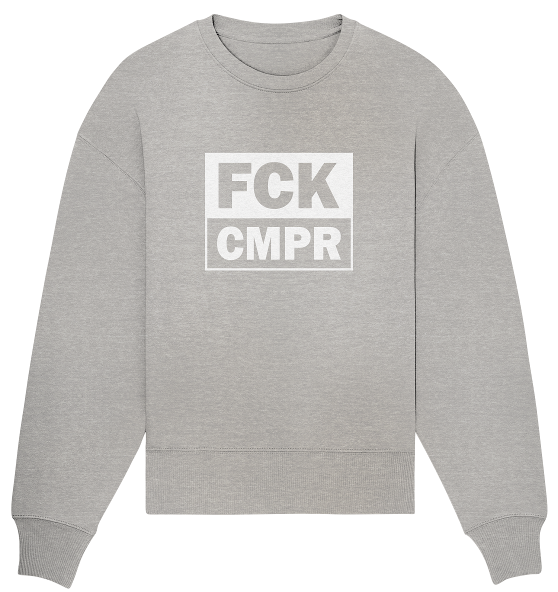 Trashball "FCKCMPR" - Organic Oversize Sweatshirt