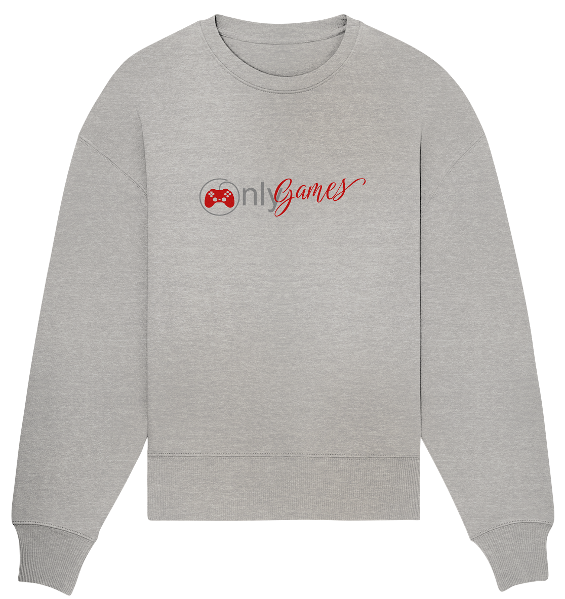 Trashball "Only Games" - Organic Oversize Sweatshirt