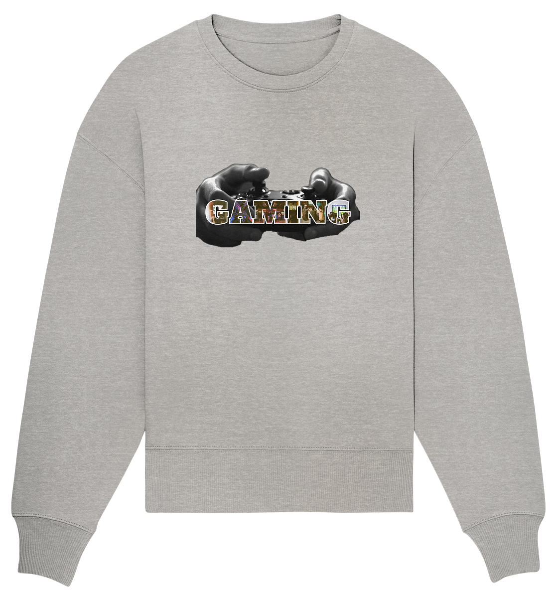 Trashball "Gaming Hands" - Organic Oversize Sweatshirt