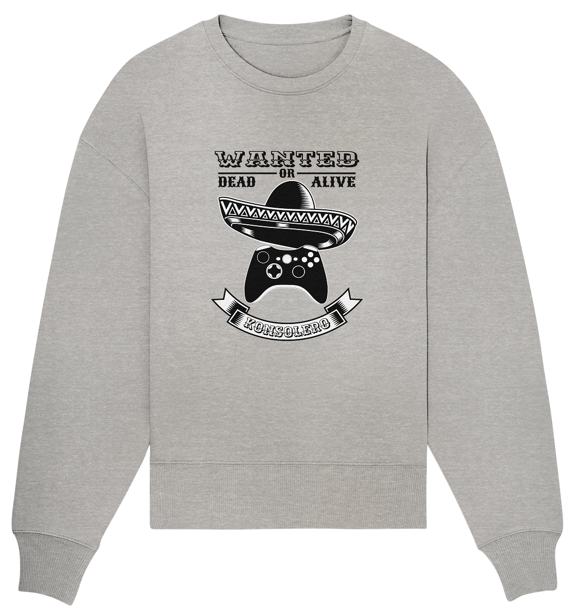 Trashball "Konsolero" - Organic Oversize Sweatshirt