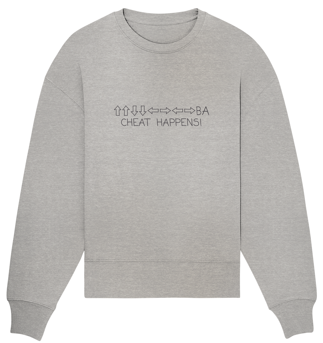 Trashball "Cheat Happens" - Organic Oversize Sweatshirt