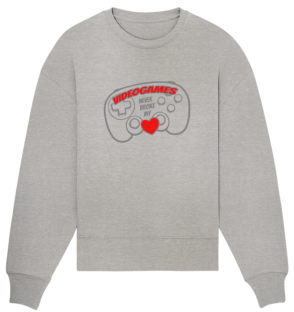 Trashball "Never Broke my Heart" - Organic Oversize Sweatshirt