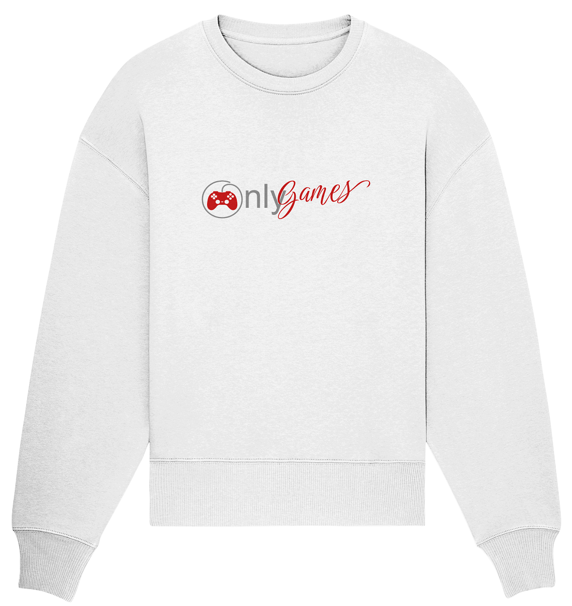 Trashball "Only Games" - Organic Oversize Sweatshirt