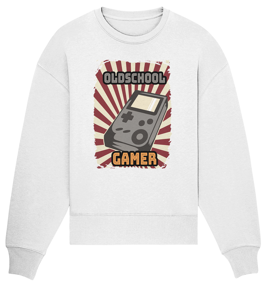 Trashball "Oldschool Gamer" - Organic Oversize Sweatshirt