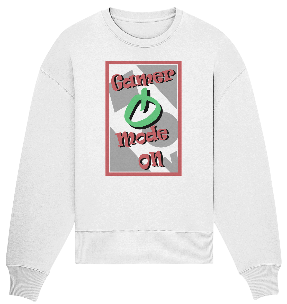 Trashball "Gamer Mode" - Organic Oversize Sweatshirt