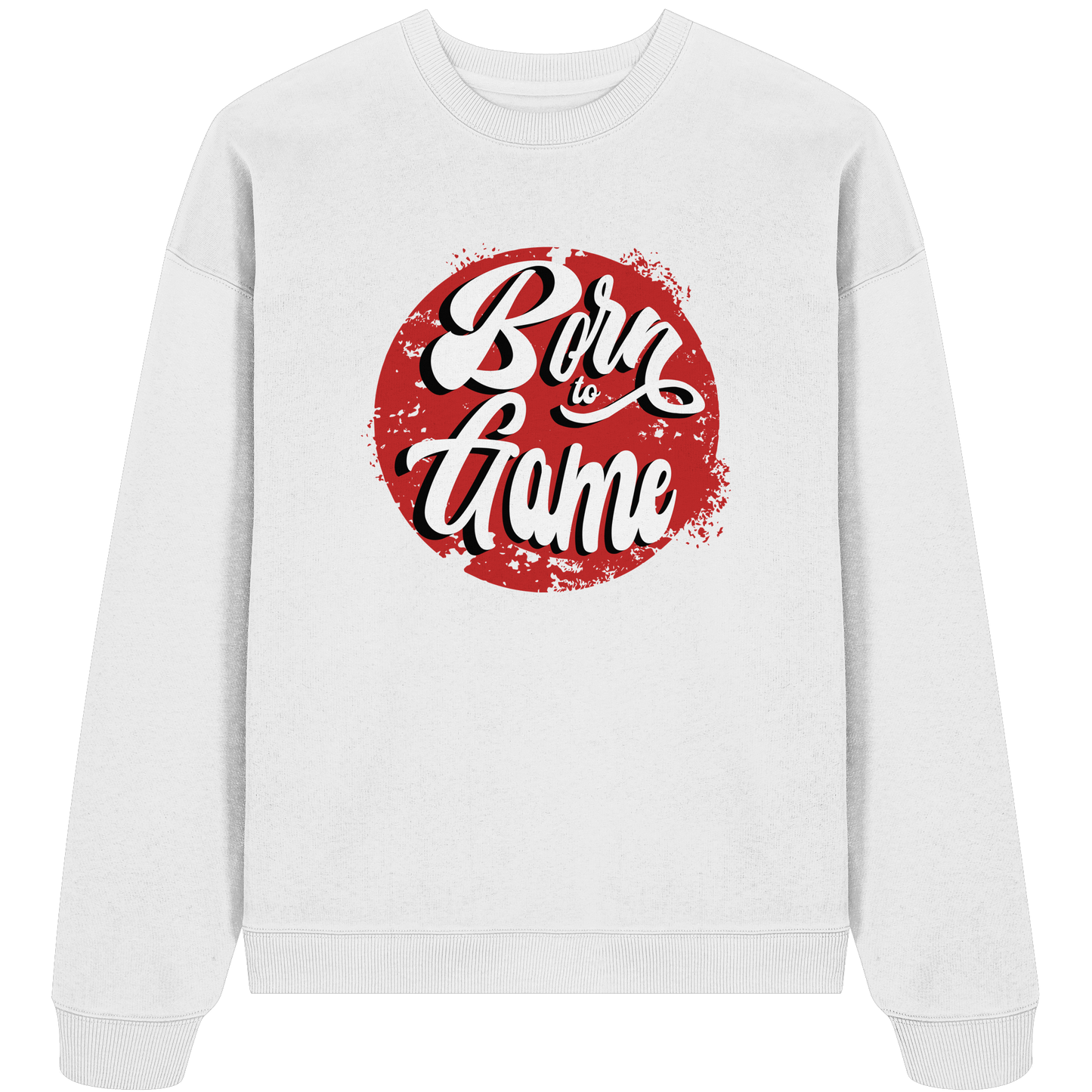 Trashball "Born to Game" - Organic Oversize Sweatshirt