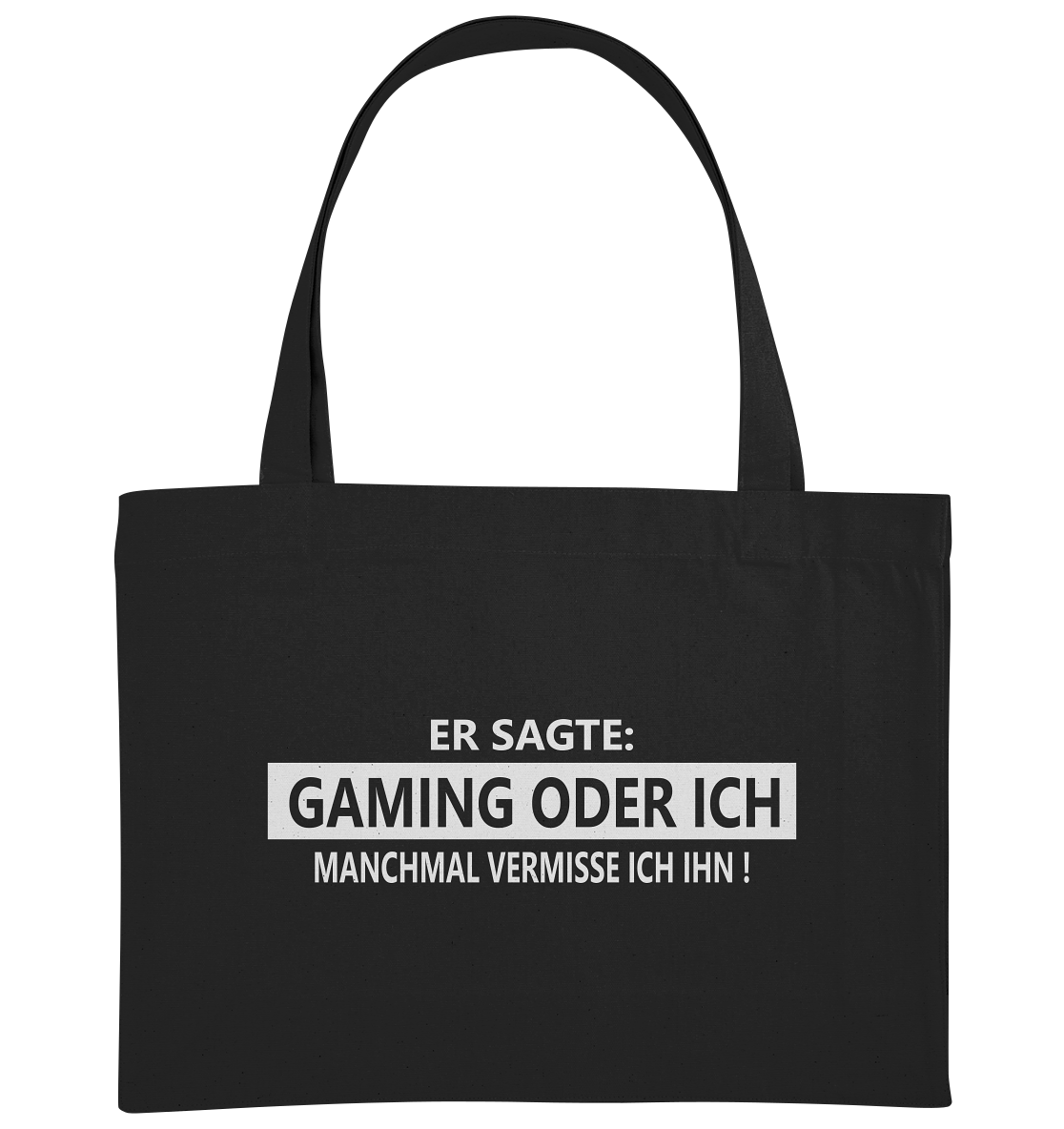 Trashball "Er sagte" - Organic Shopping-Bag