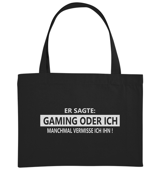 Trashball "Er sagte" - Organic Shopping-Bag