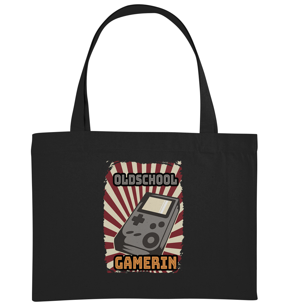 Trashball "Oldschool Gamerin" - Organic Shopping-Bag