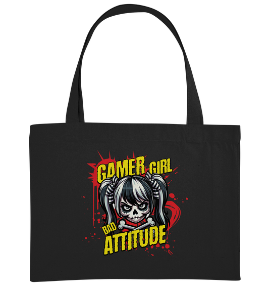 Trashball "Gamer Girl" - Organic Shopping-Bag