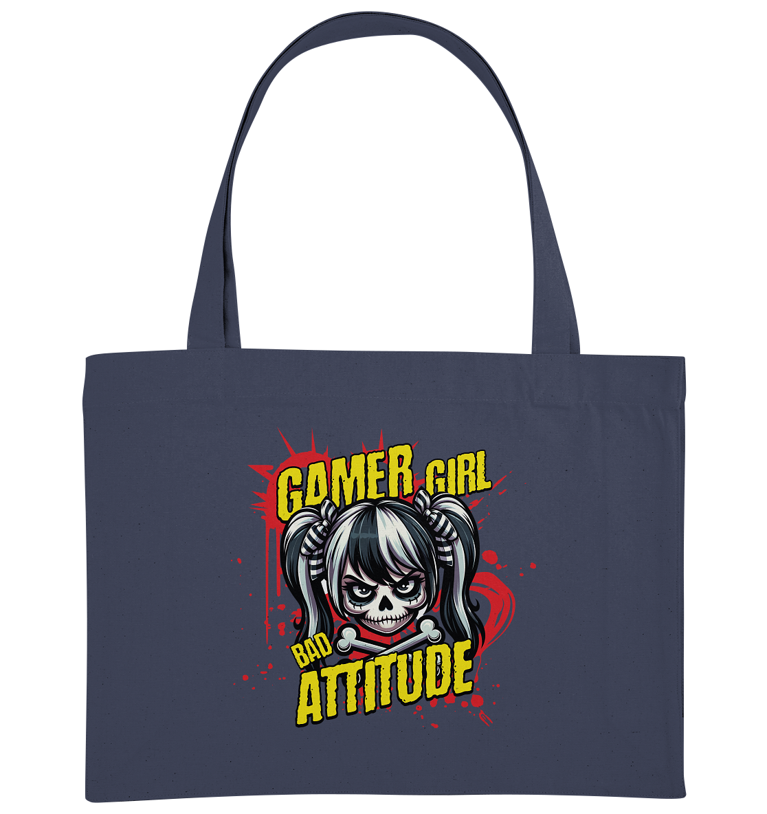 Trashball "Gamer Girl" - Organic Shopping-Bag