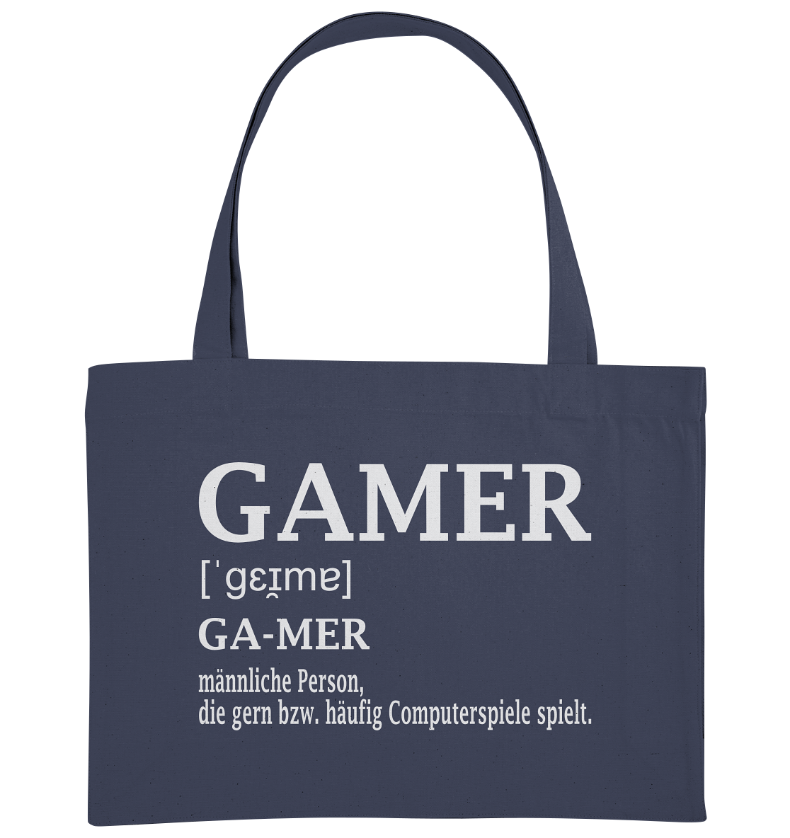 Trashball "Gamer Defintion" - Organic Shopping-Bag