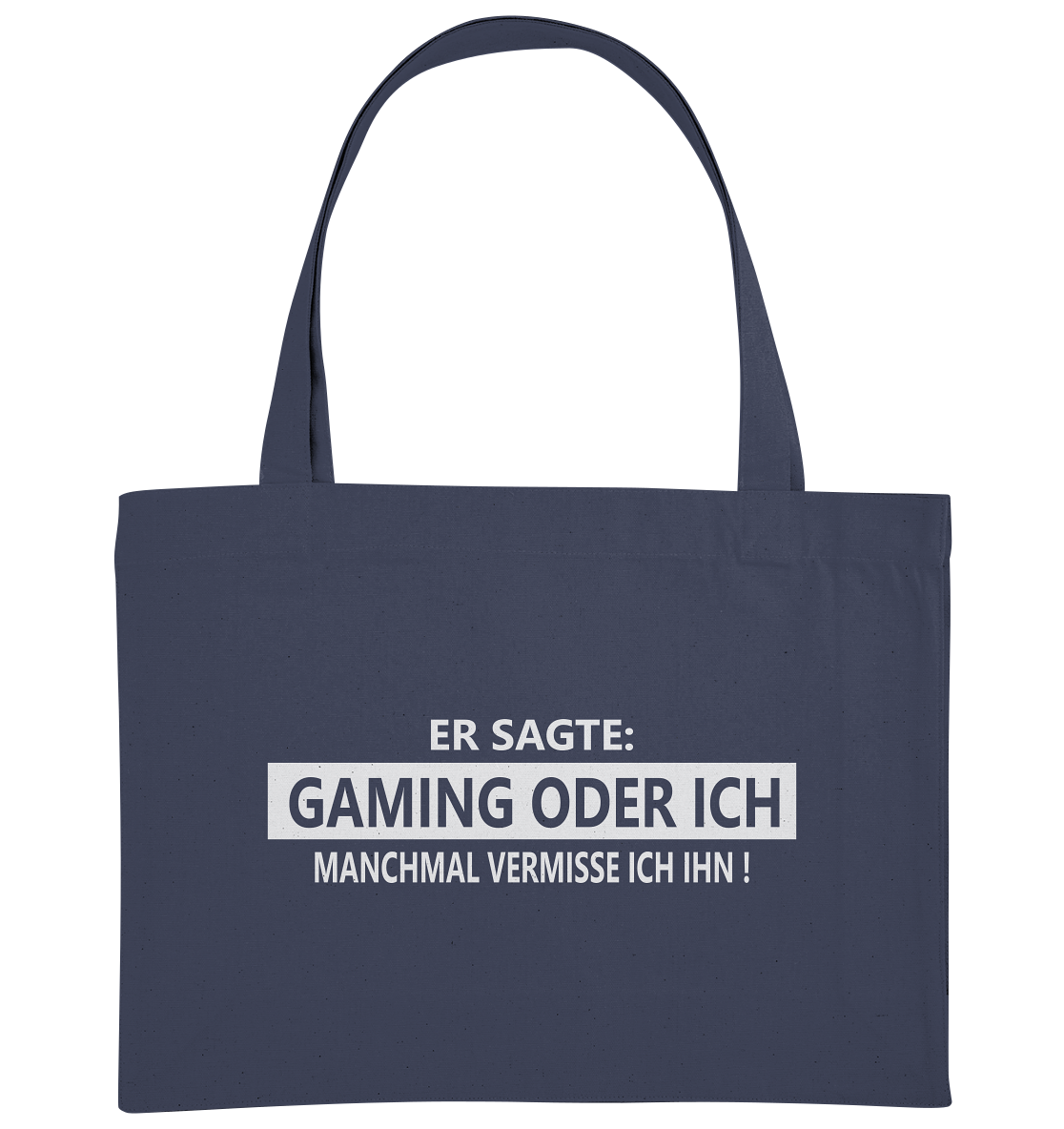 Trashball "Er sagte" - Organic Shopping-Bag