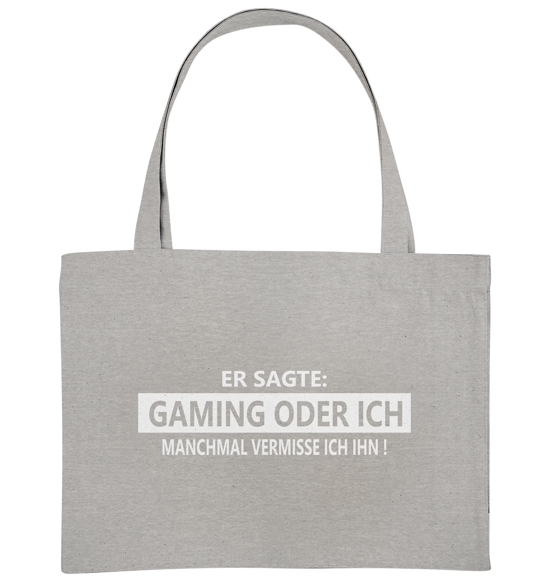 Trashball "Er sagte" - Organic Shopping-Bag