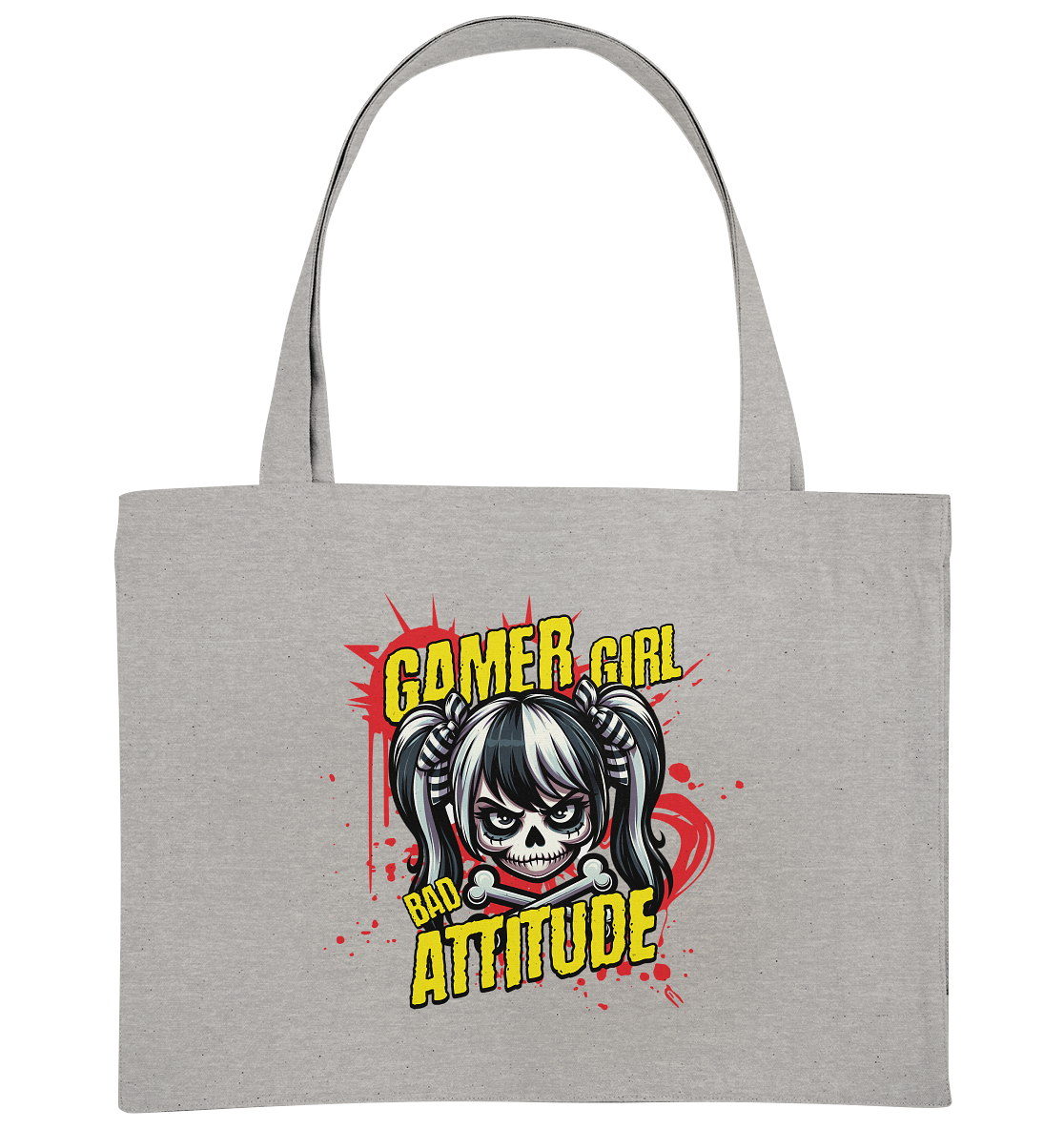 Trashball "Gamer Girl" - Organic Shopping-Bag