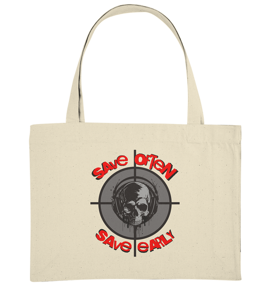 Trashball "Save Often" - Organic Shopping-Bag