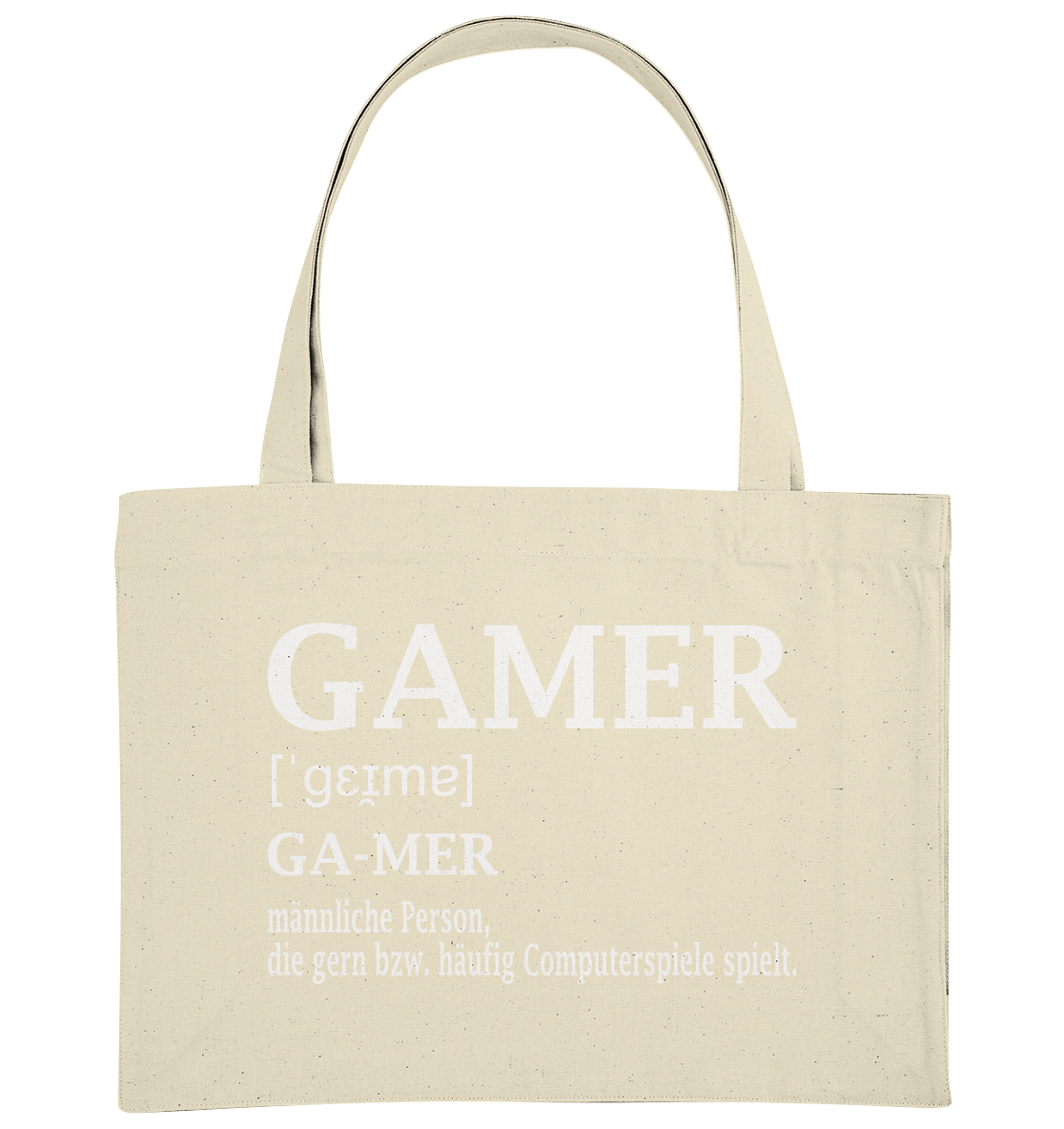 Trashball "Gamer Defintion" - Organic Shopping-Bag