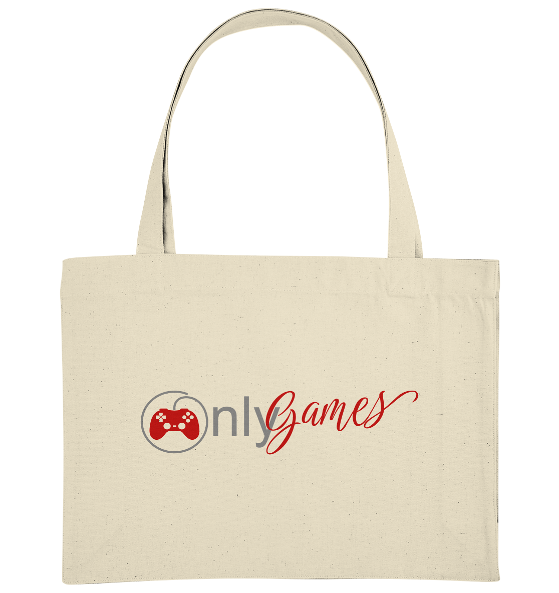 Trashball "Only Games" - Organic Shopping-Bag