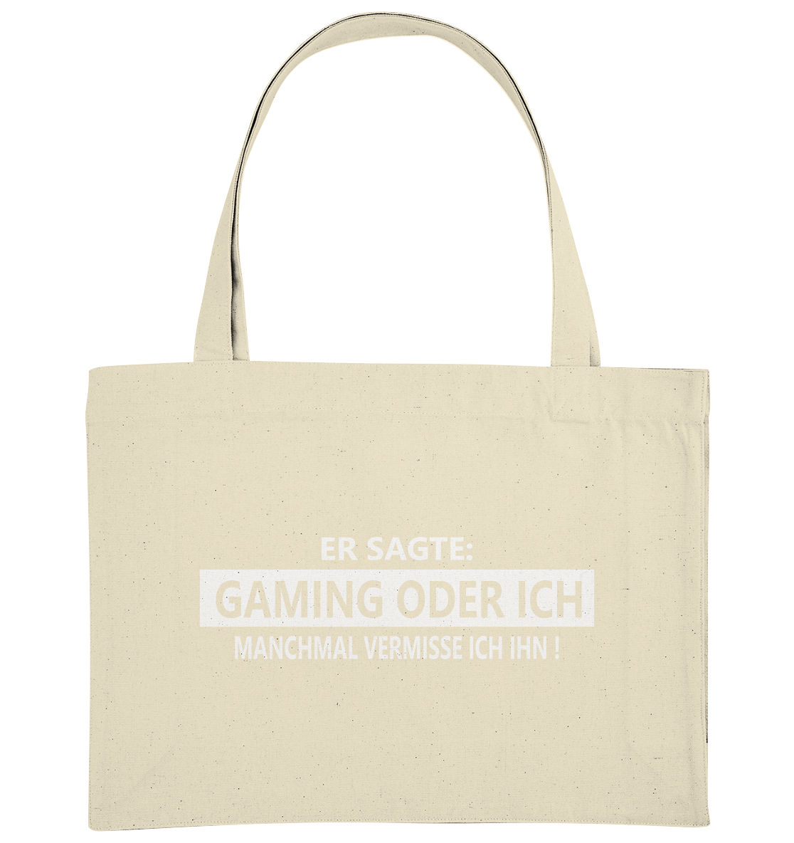 Trashball "Er sagte" - Organic Shopping-Bag