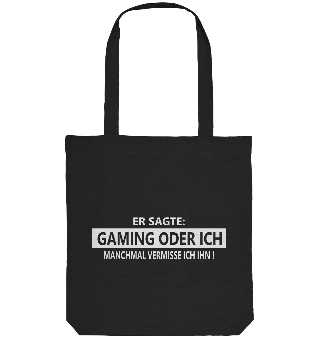 Trashball "Er sagte" - Organic Tote-Bag