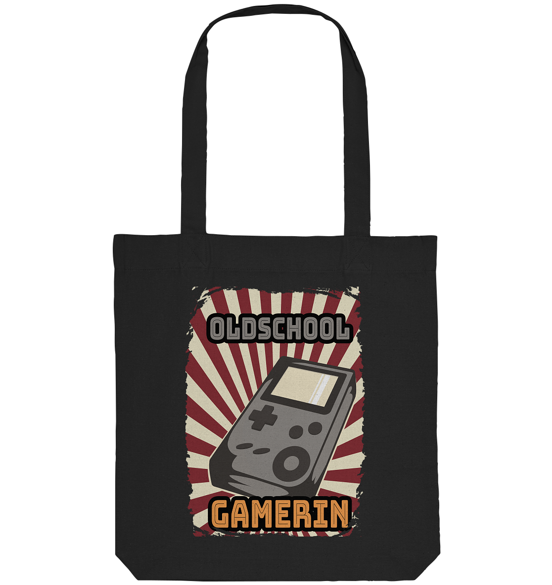 Trashball "Oldschool Gamerin" - Organic Tote-Bag