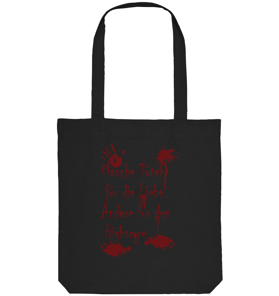 Trashball "Liebe vs. Highscore" - Organic Tote-Bag