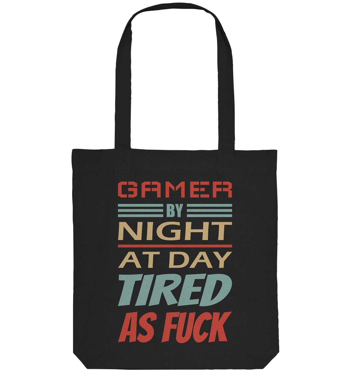 Trashball "Gamer by Night" - Organic Tote-Bag