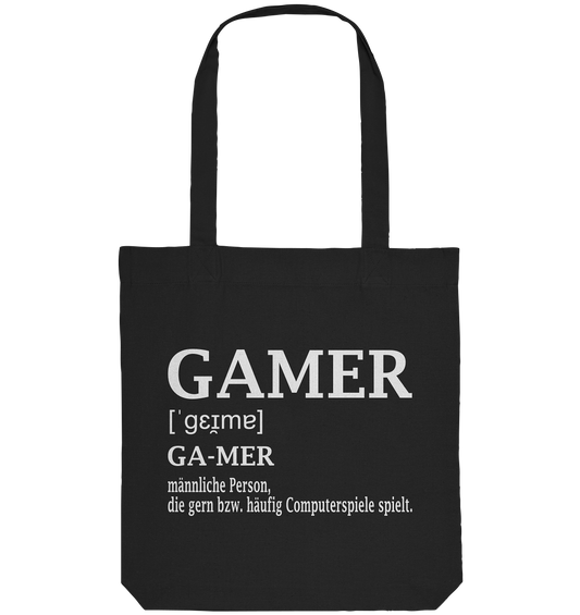 Trashball "Gamer Defintion" - Organic Tote-Bag