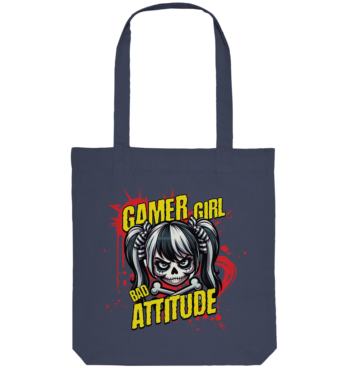 Trashball "Gamer Girl" - Organic Tote-Bag