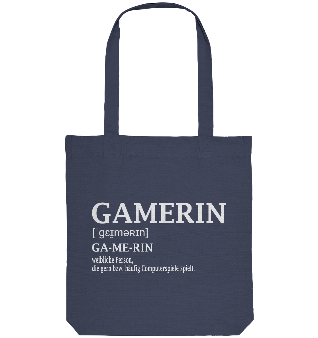 Trashball "Gamerin Defintion" - Organic Tote-Bag