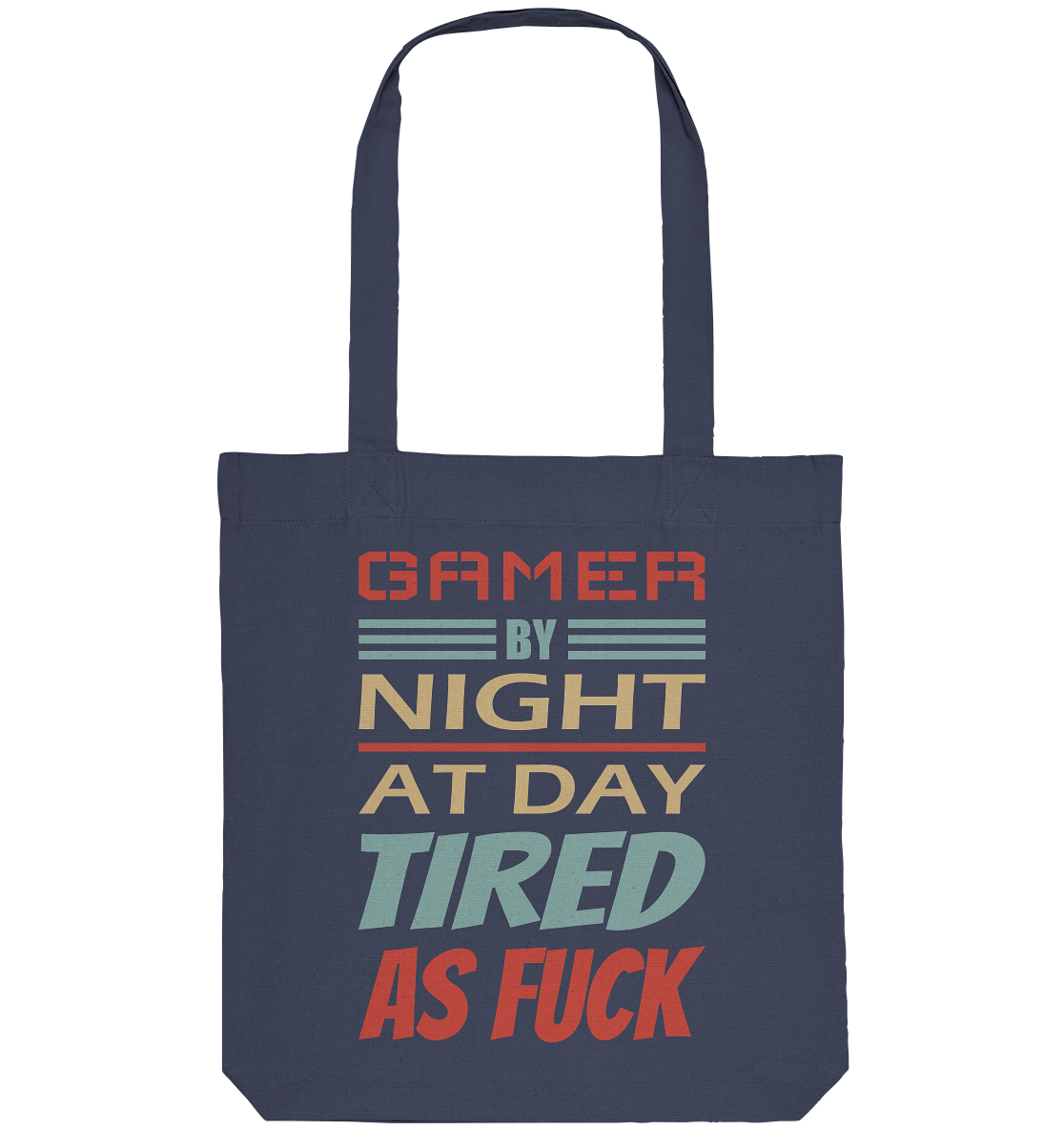 Trashball "Gamer by Night" - Organic Tote-Bag