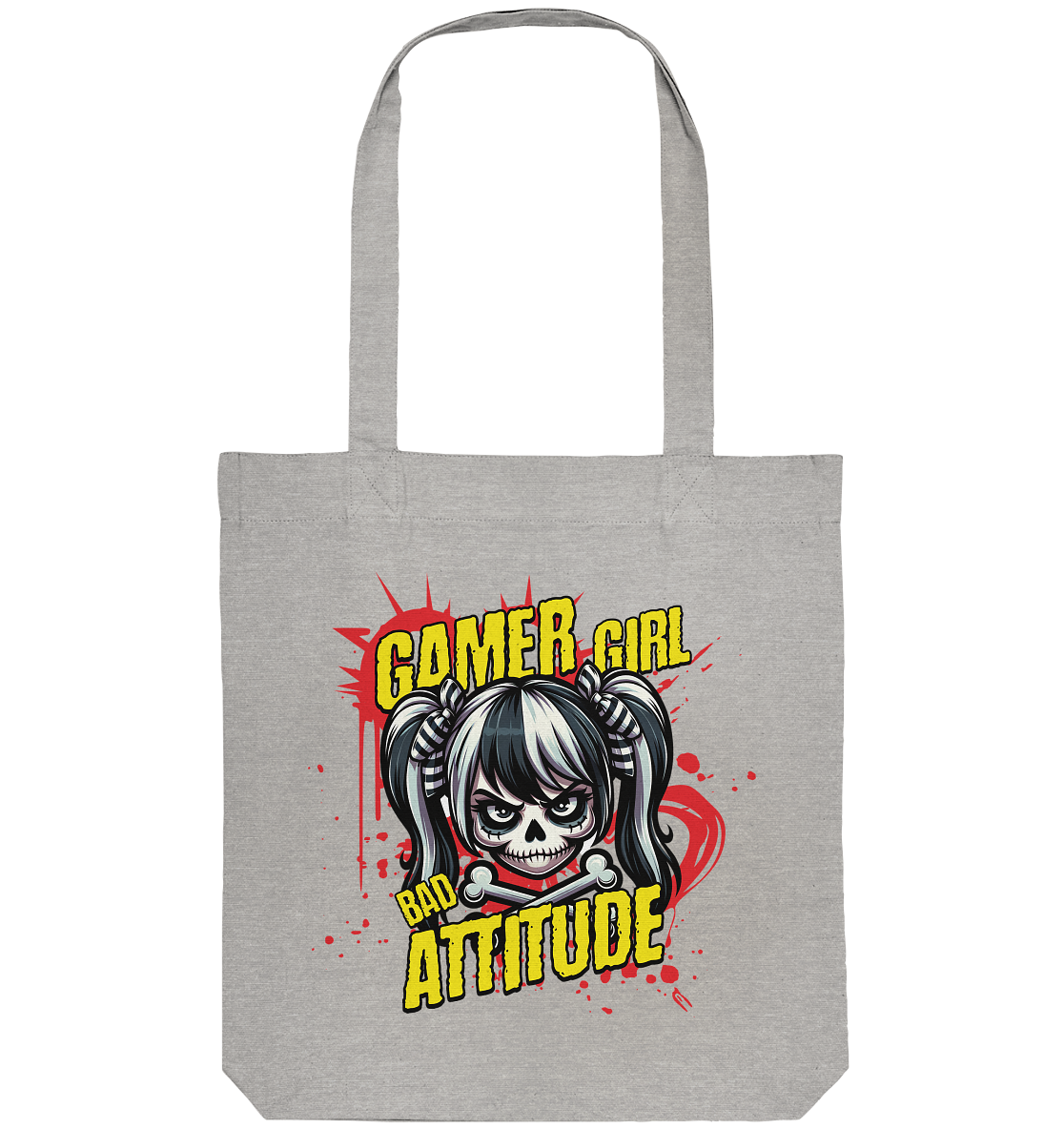 Trashball "Gamer Girl" - Organic Tote-Bag