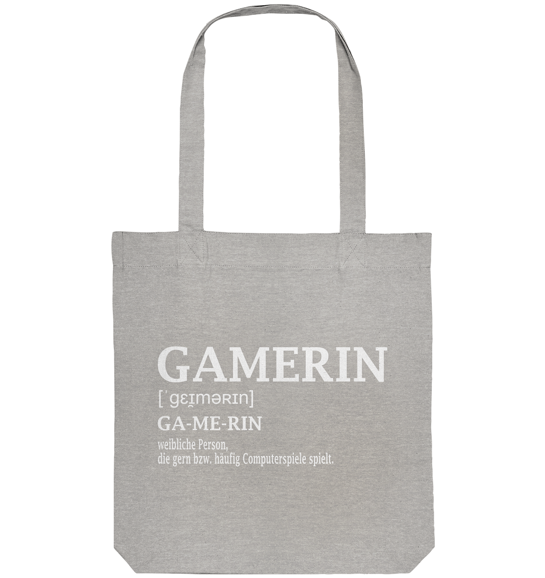 Trashball "Gamerin Defintion" - Organic Tote-Bag