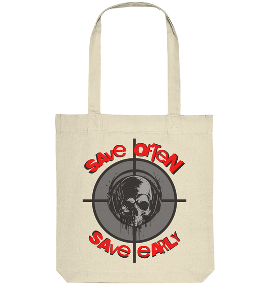 Trashball "Save Often" - Organic Tote-Bag