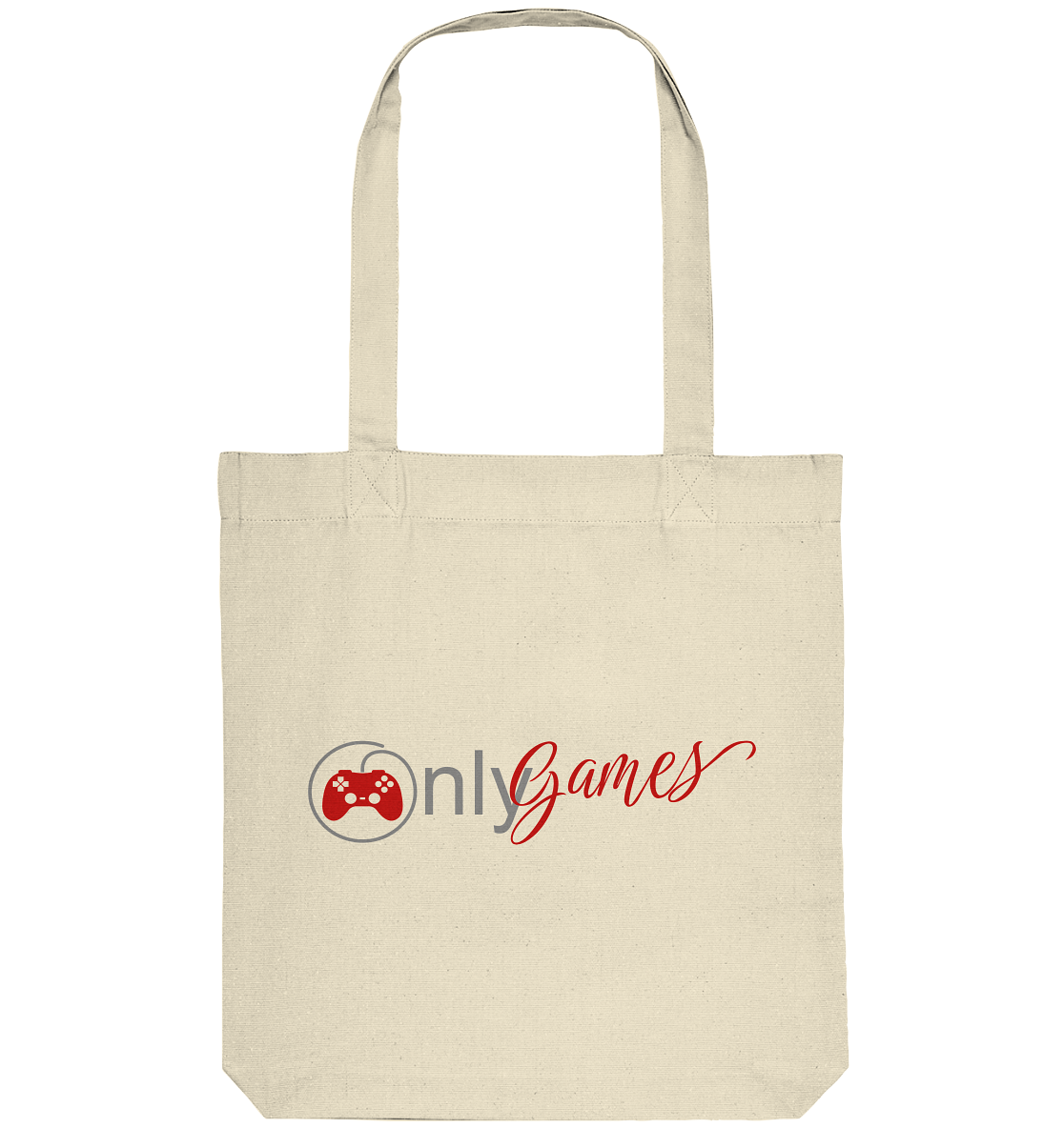 Trashball "Only Games" - Organic Tote-Bag