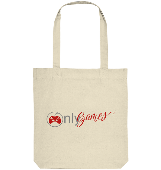 Trashball "Only Games" - Organic Tote-Bag