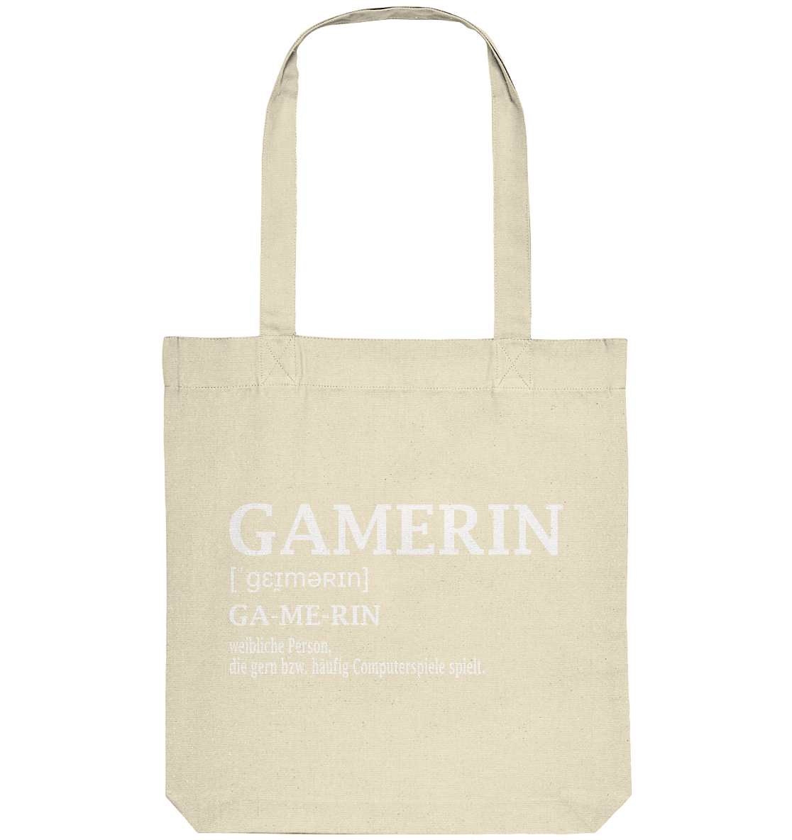 Trashball "Gamerin Defintion" - Organic Tote-Bag