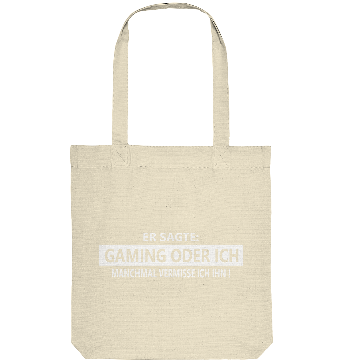 Trashball "Er sagte" - Organic Tote-Bag