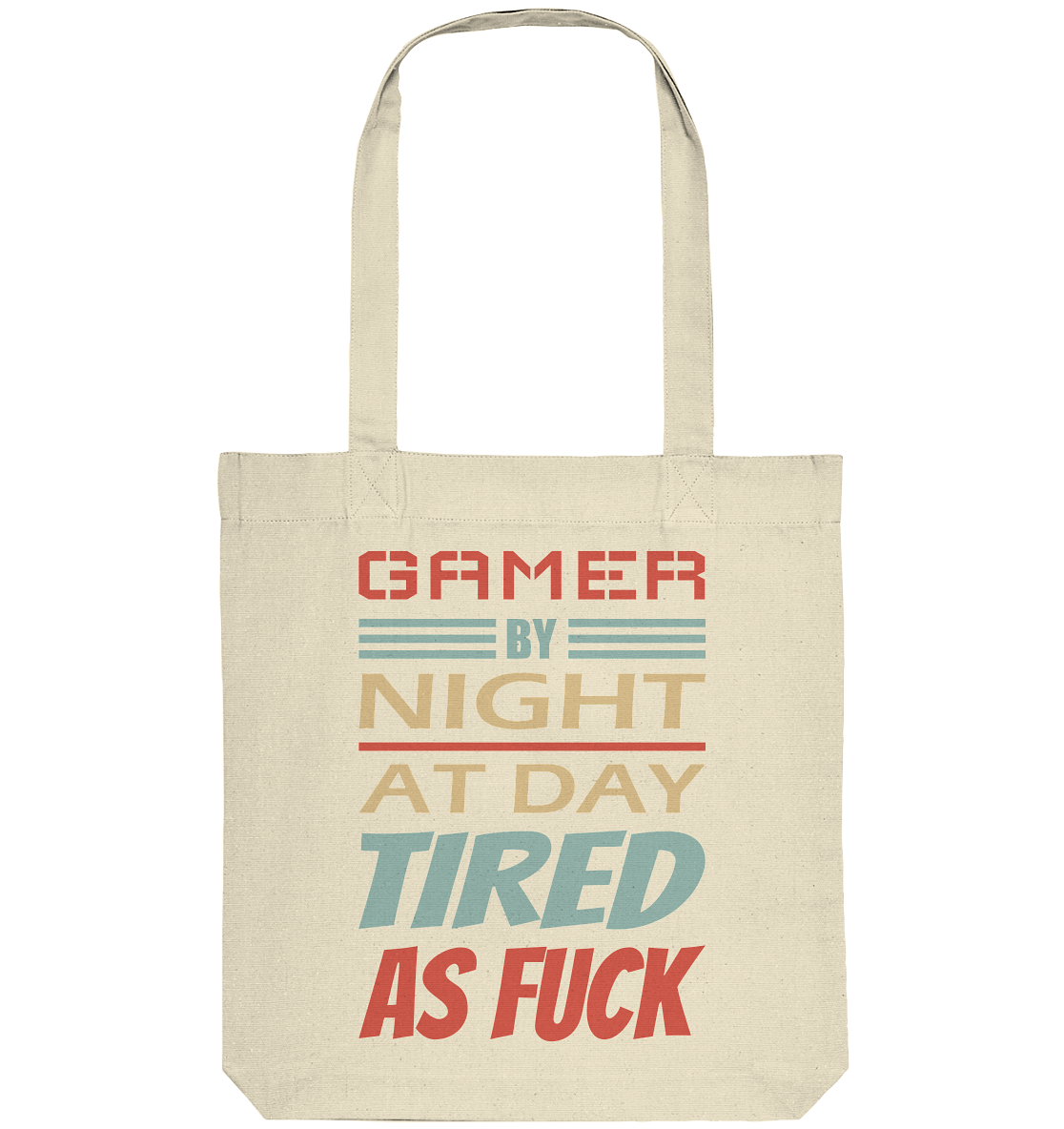 Trashball "Gamer by Night" - Organic Tote-Bag