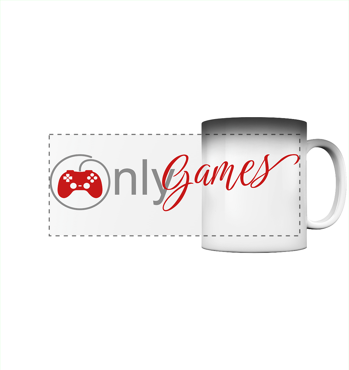 Trashball "Only Games" - Panorama Magic Mug