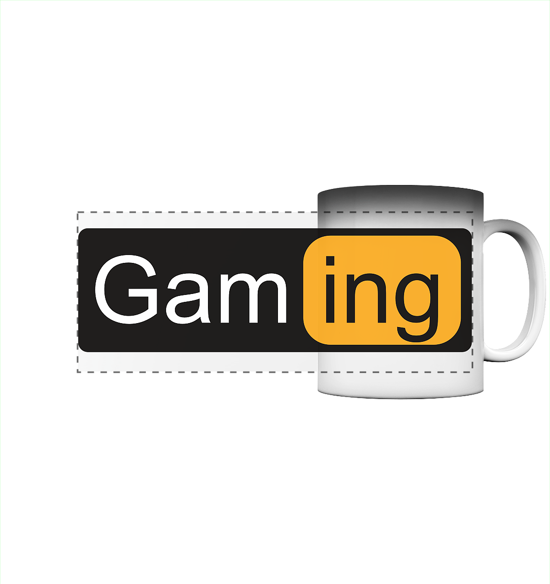 Trashball "Gaming" - Panorama Magic Mug