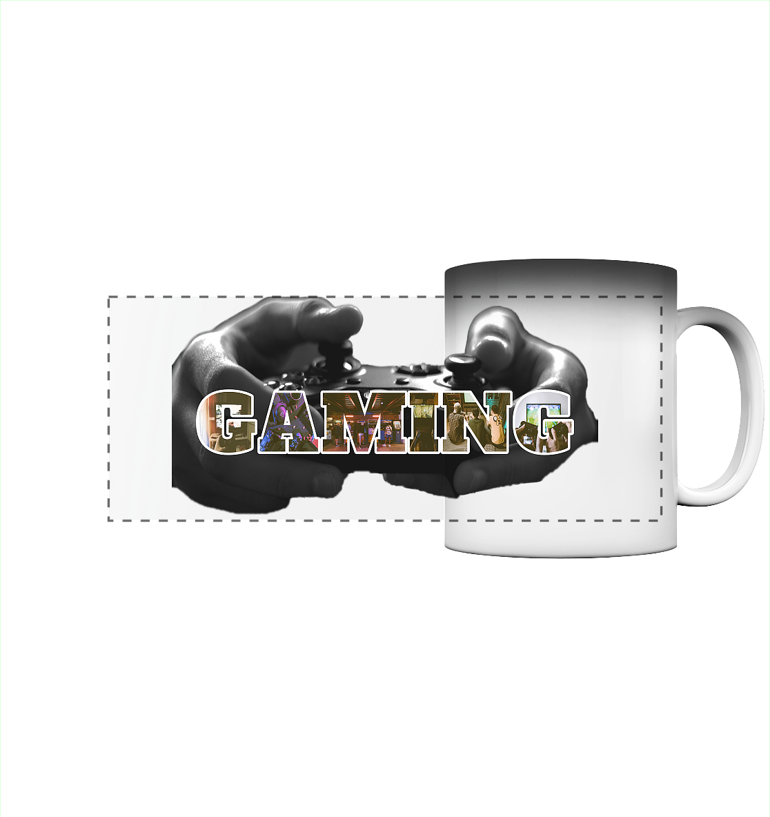 Trashball "Gaming Hands" - Panorama Magic Mug