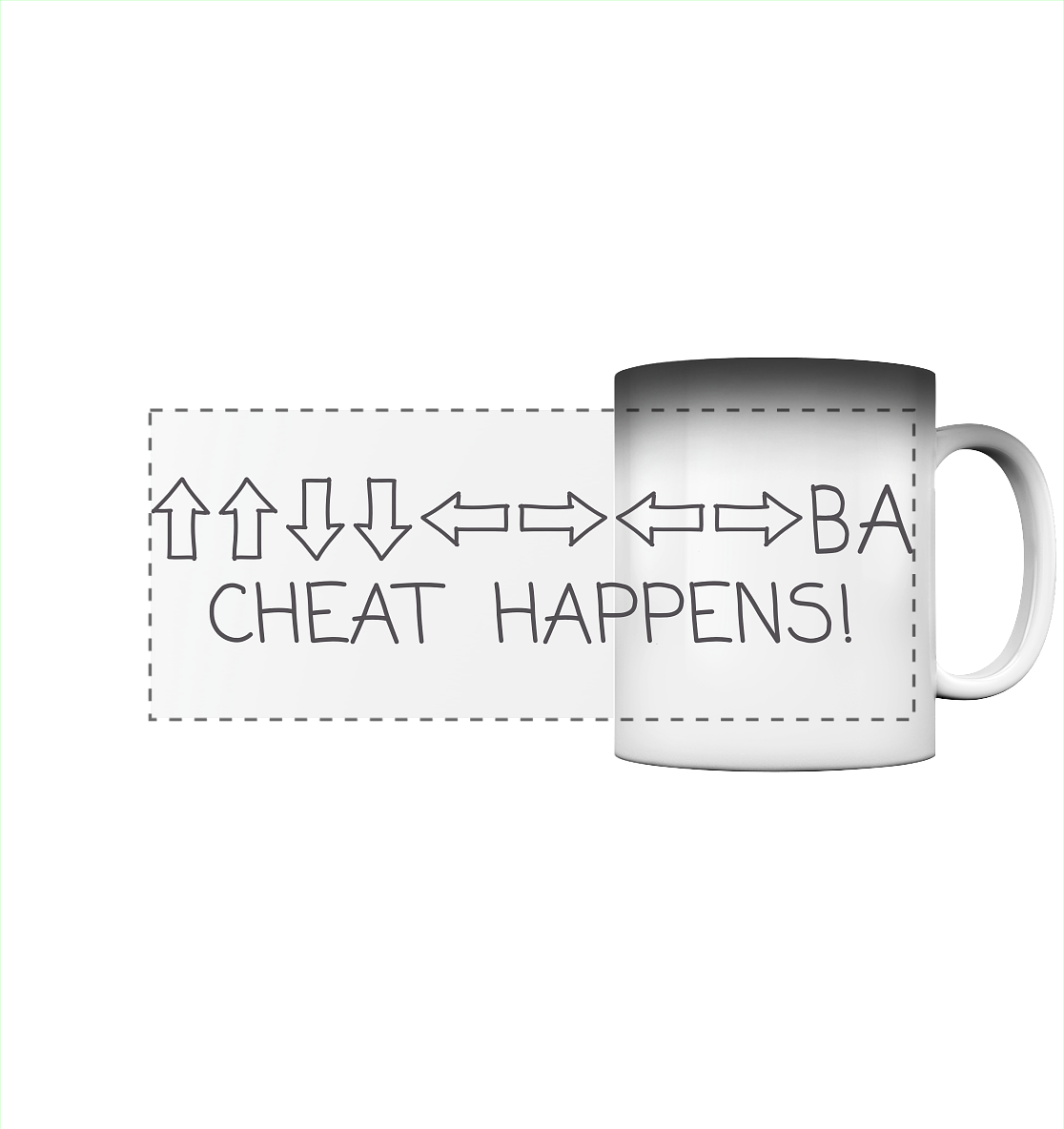 Trashball "Cheat Happens" - Panorama Magic Mug