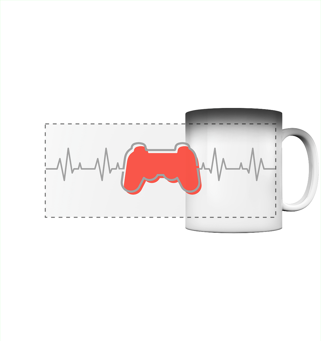 Trashball "Heartbeat" - Panorama Magic Mug