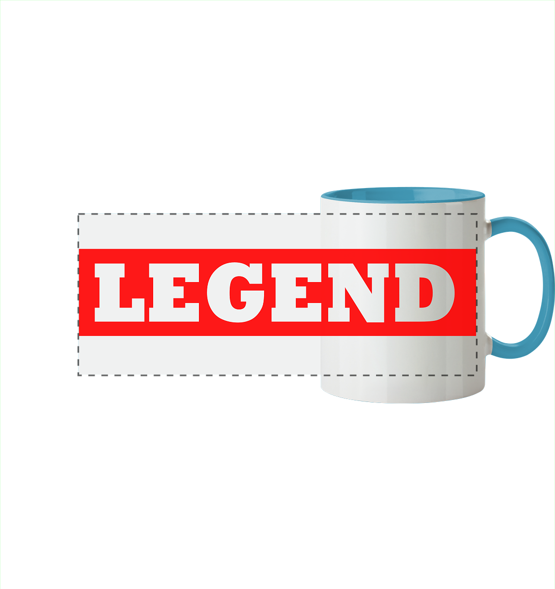 Trashball "Legend" - Panorama Tasse zweifarbig