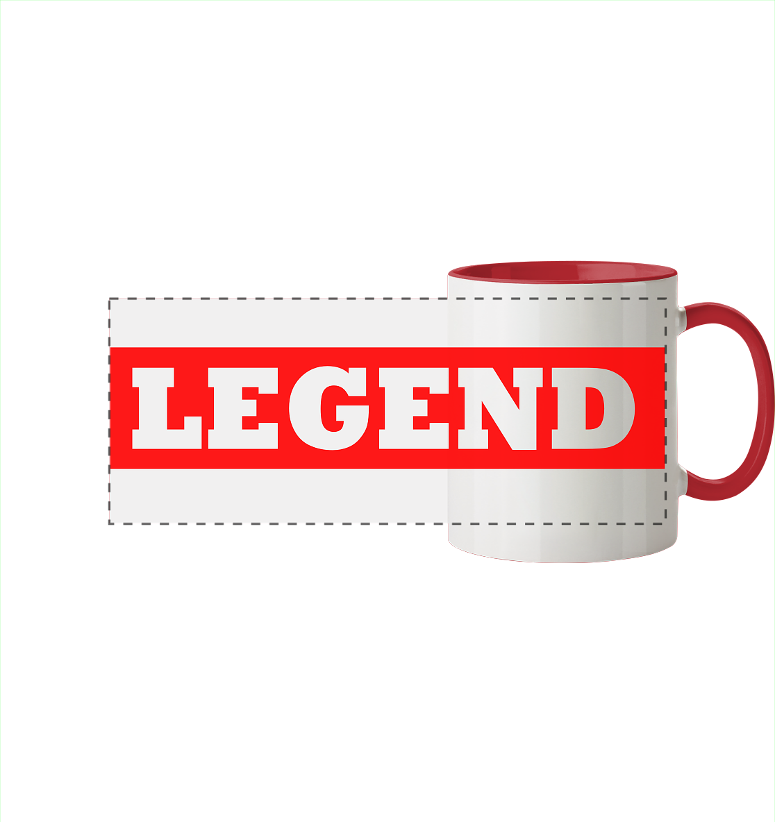 Trashball "Legend" - Panorama Tasse zweifarbig