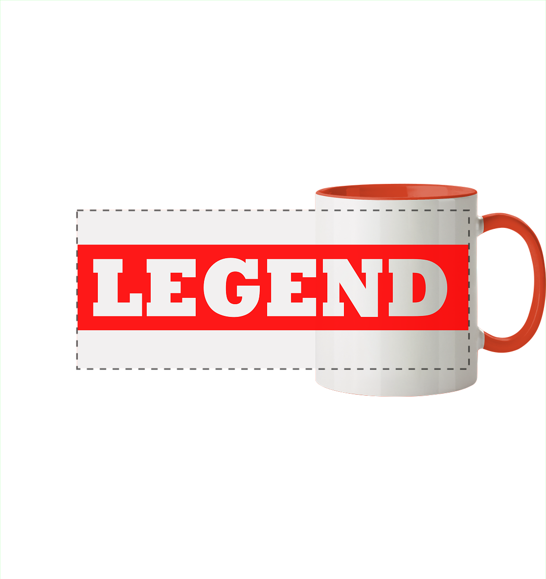 Trashball "Legend" - Panorama Tasse zweifarbig