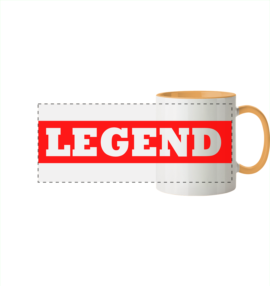 Trashball "Legend" - Panorama Tasse zweifarbig